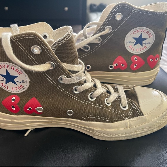 Comme des Garcons Shoes - Converse Comme des Garçons Play x Chuck 70 Hi Top 'Multi Heart'